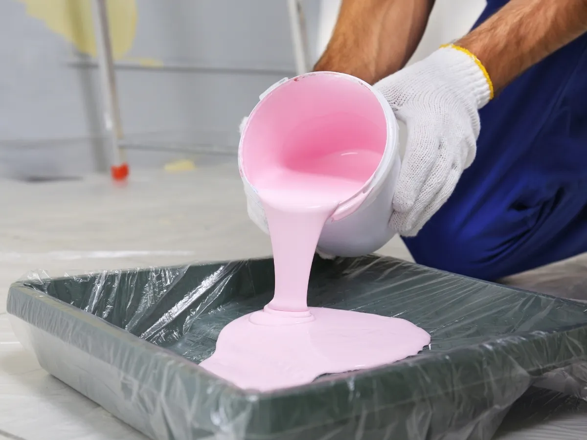 painting stair railings