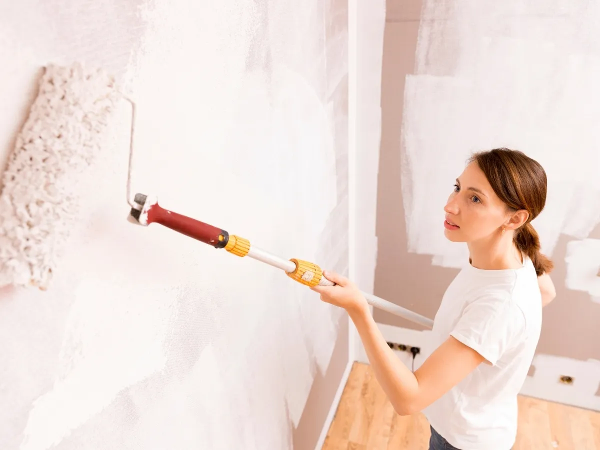 spray vs roll painting
